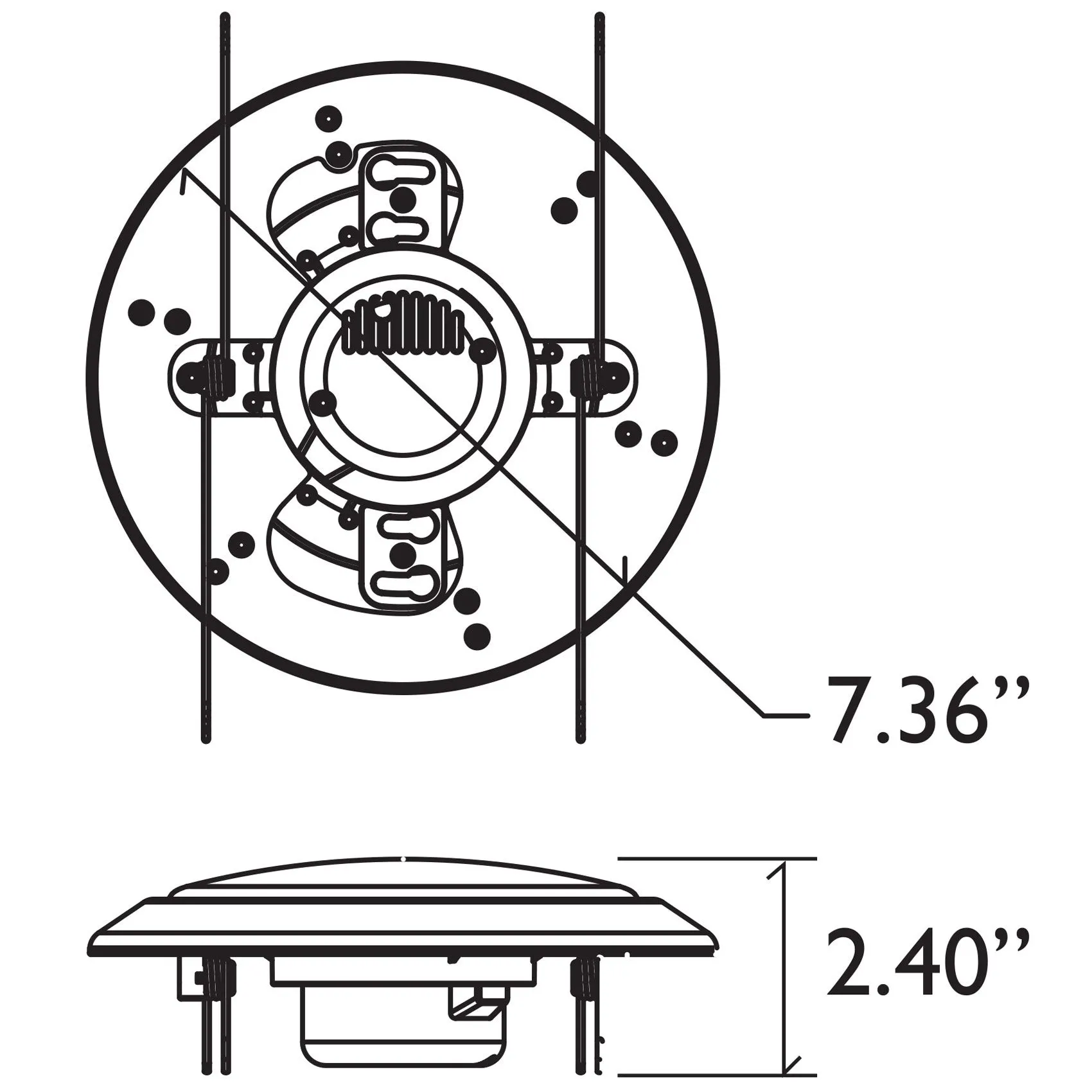 75-Watt Equivalent Universal 6in. 1000 Lumens LED Downlight Light Replacement Disc