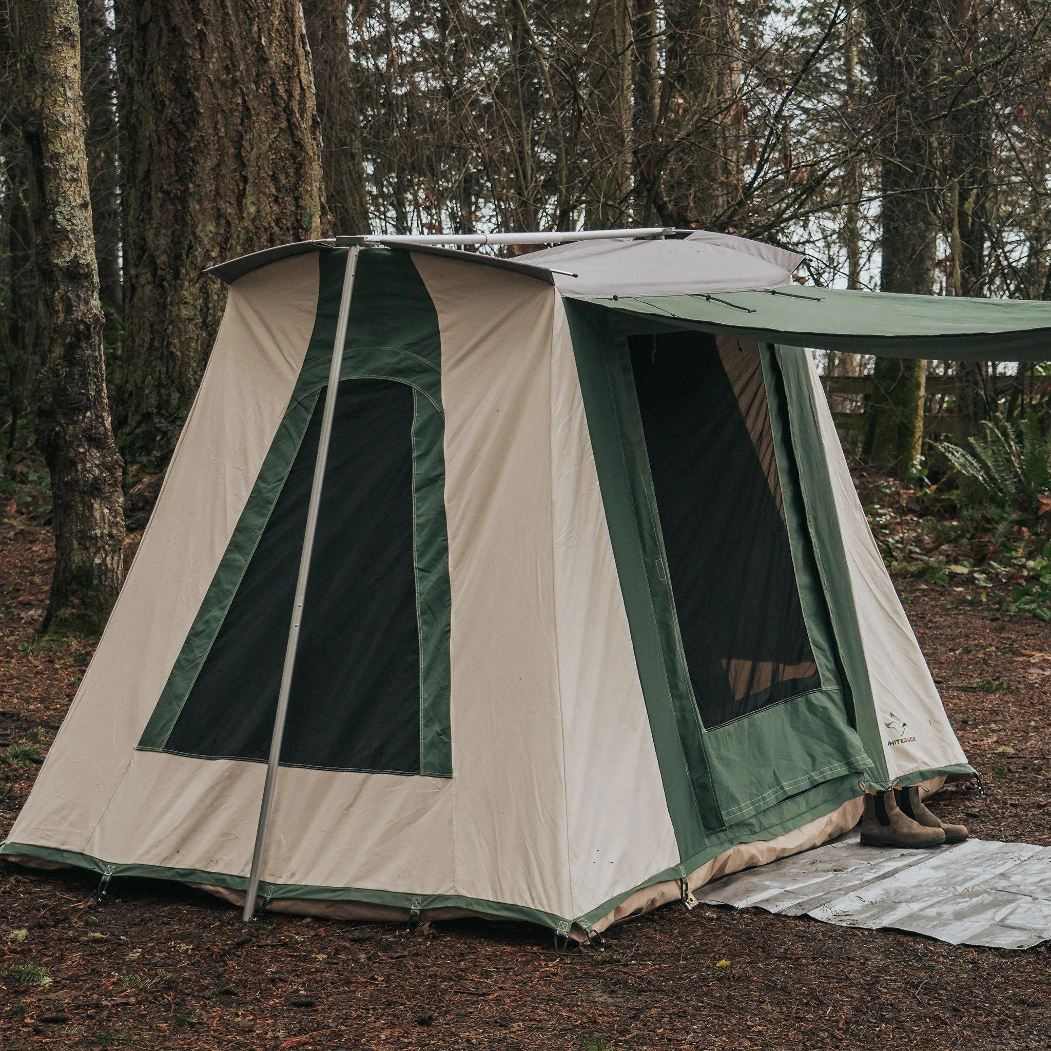 7'x9' Prota Canvas Cabin Tent, Deluxe