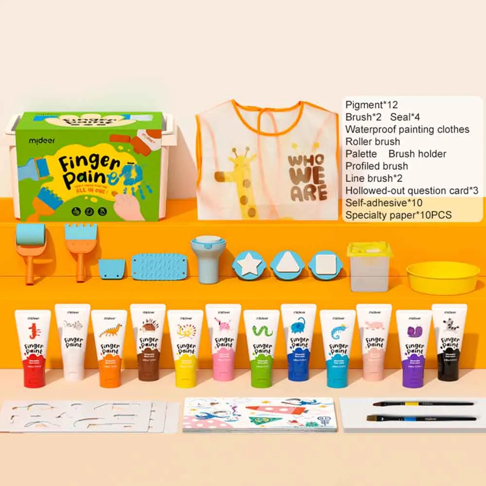 All-In-One Finger Painting Set