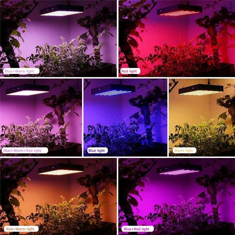 Aluminum Full Spectrum LED Grow Panel Light Plant Phyto lamp