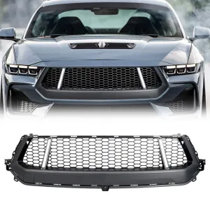 AMERICAN MODIFIED GT Style Front Grille w/LED DRL for 2024  Mustang EcoBoost/GT