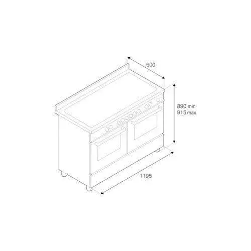 Bertazzoni 120 cm Professional Upright Stove New Model