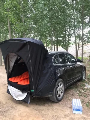 Canopy Tail Ledger Car Tent with Picnic Awning For Camping