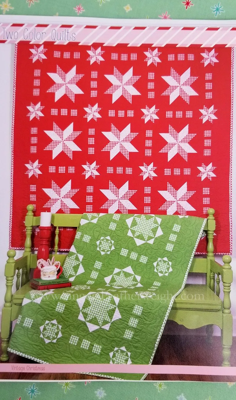 CLEARANCE PATTERN BOOK, Vintage Christmas by Lori Holt of Bee in My Bonnet (SOLD AS IS)