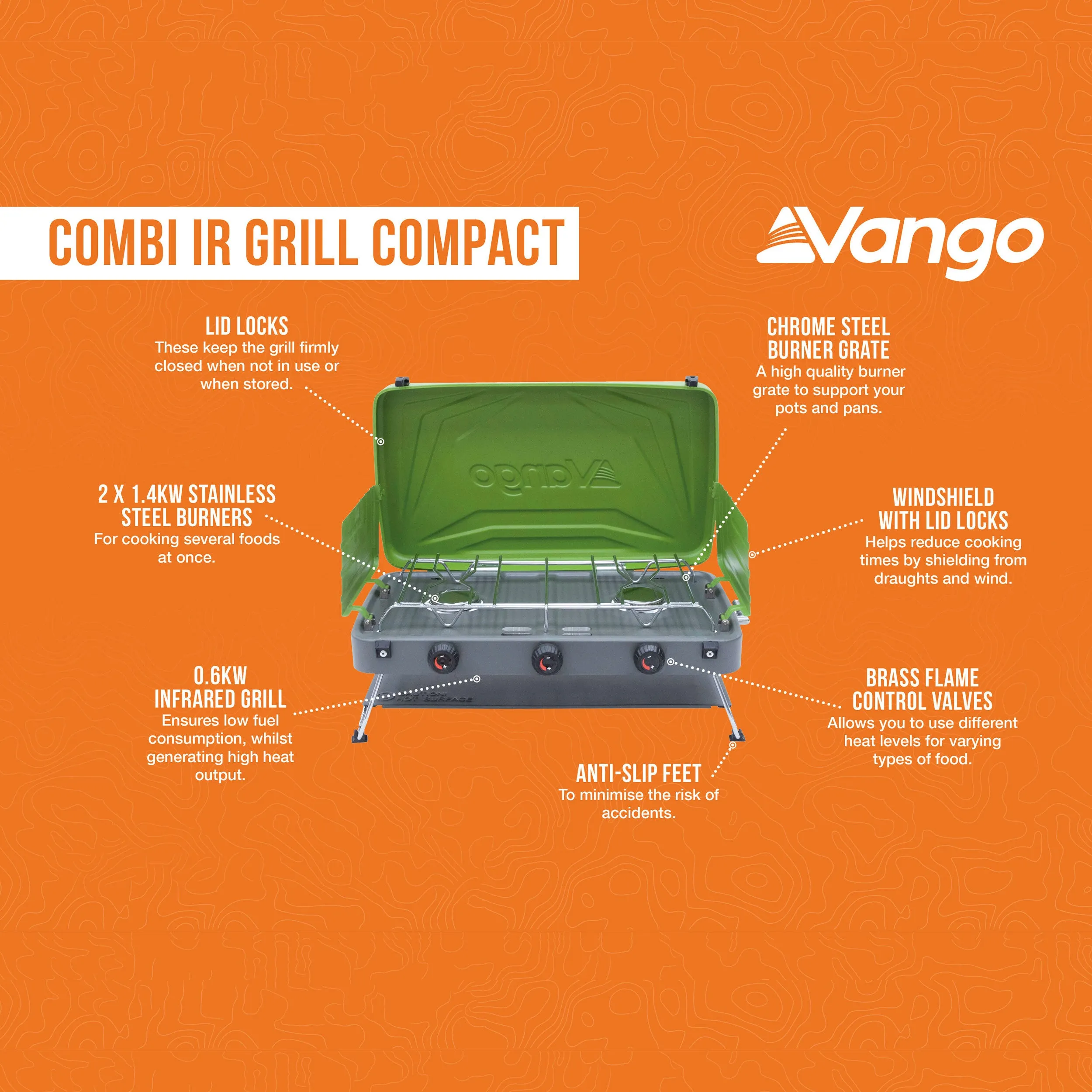 Combi IR Grill Compact Stove