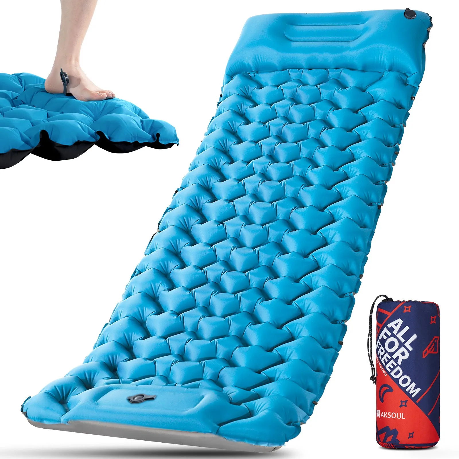 Comfort Self-Inflating Sleeping Pad with Pillow