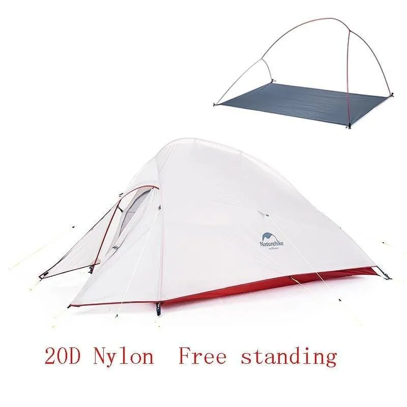 Comfortable Polyester Tent for 2 Person with Mat