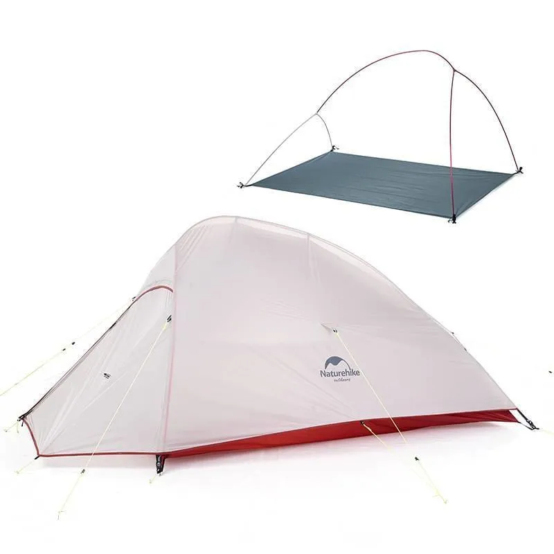 Comfortable Polyester Tent for 2 Person with Mat