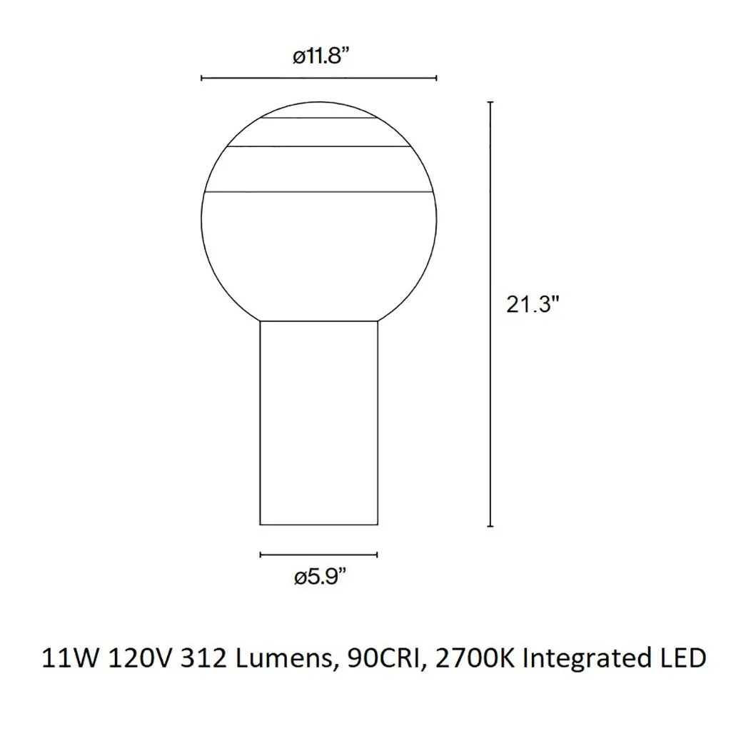 Dipping Light Table Lamp