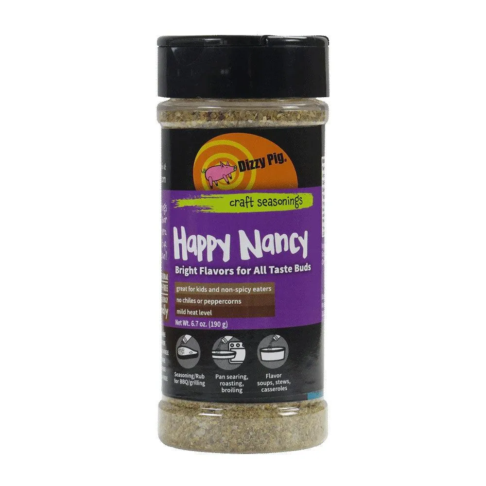 Dizzy Pig Happy Nancy Pepper & Chile-Free Mild Seasoning