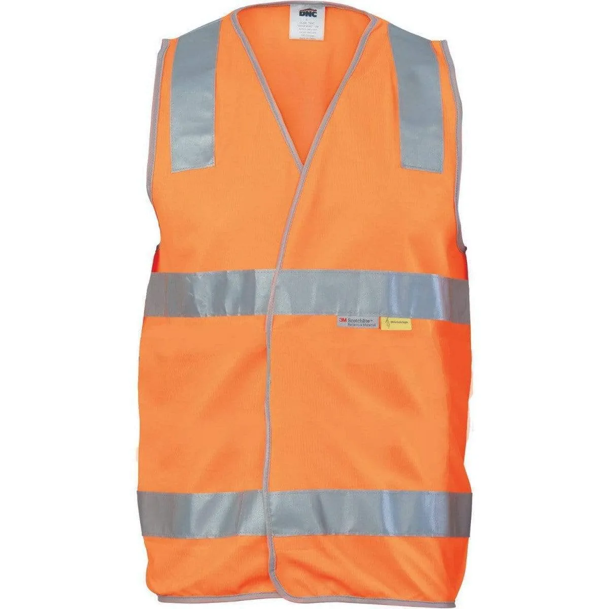 Dnc Workwear Day/night Hi-vis Safety Vest - 3803