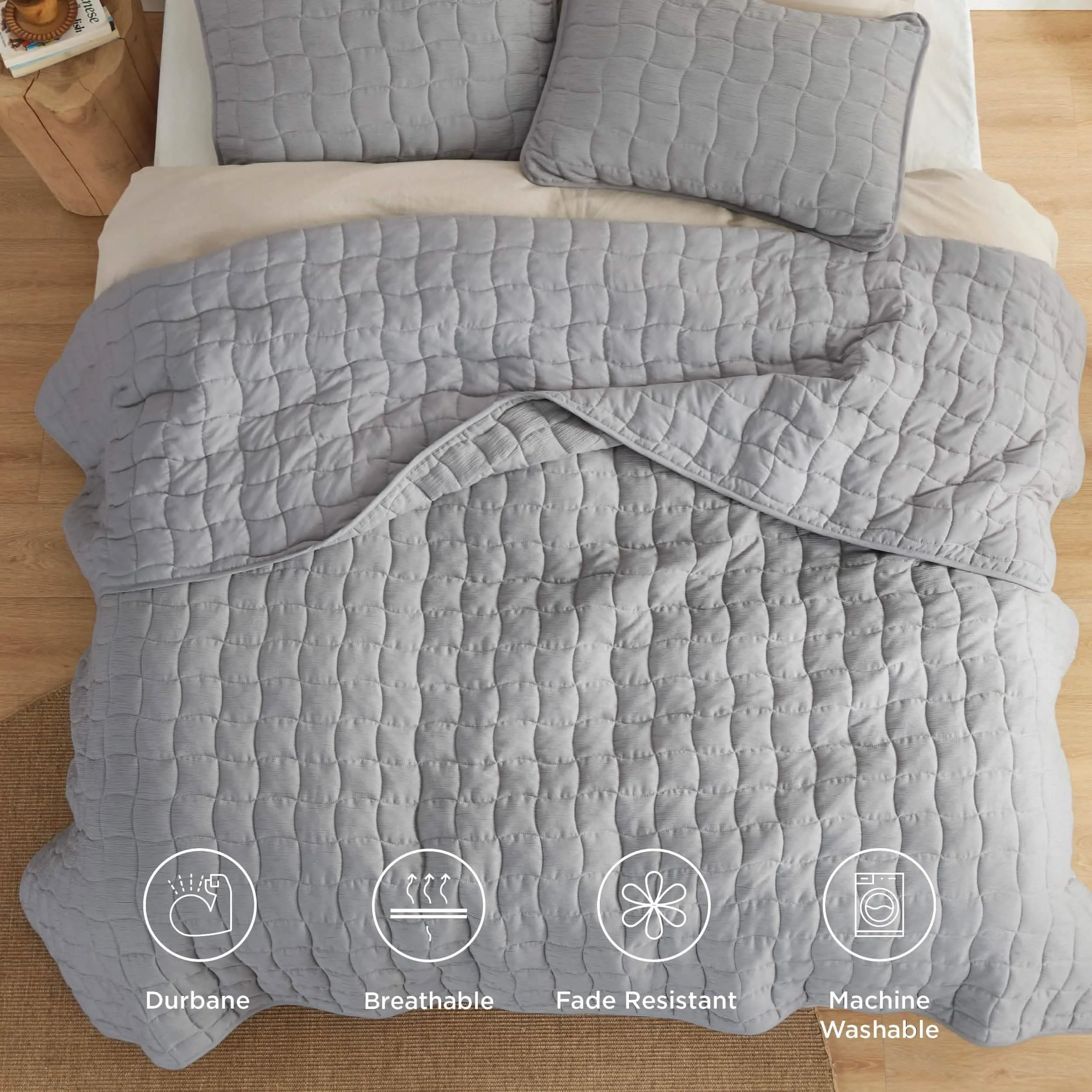 Faux Gauze Quilt Set Square