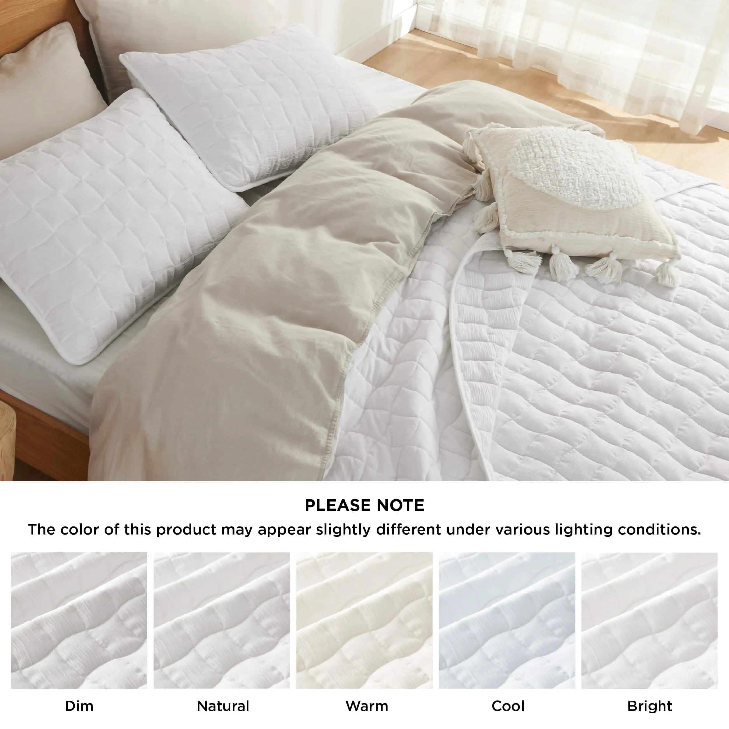 Faux Gauze Quilt Set Square