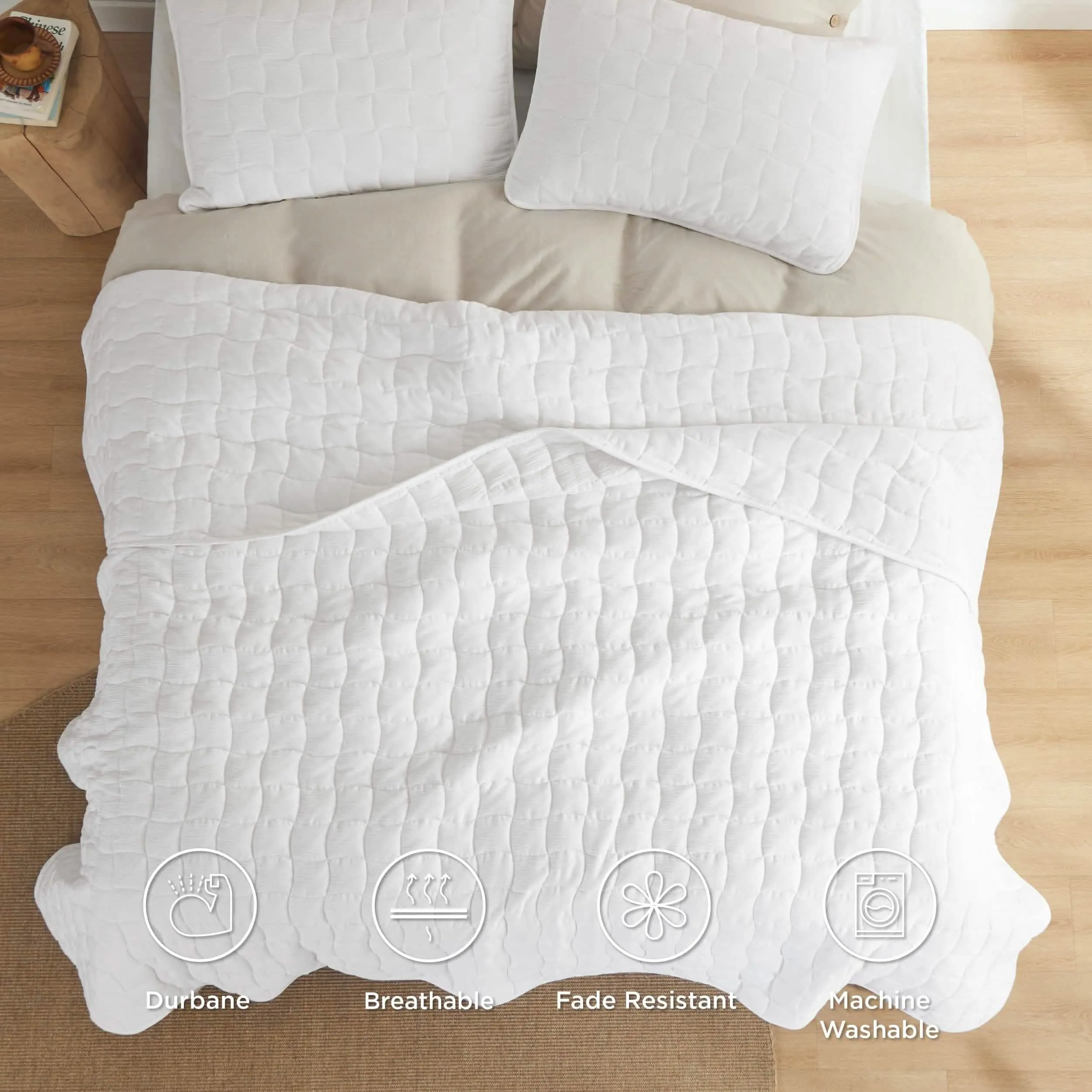 Faux Gauze Quilt Set Square