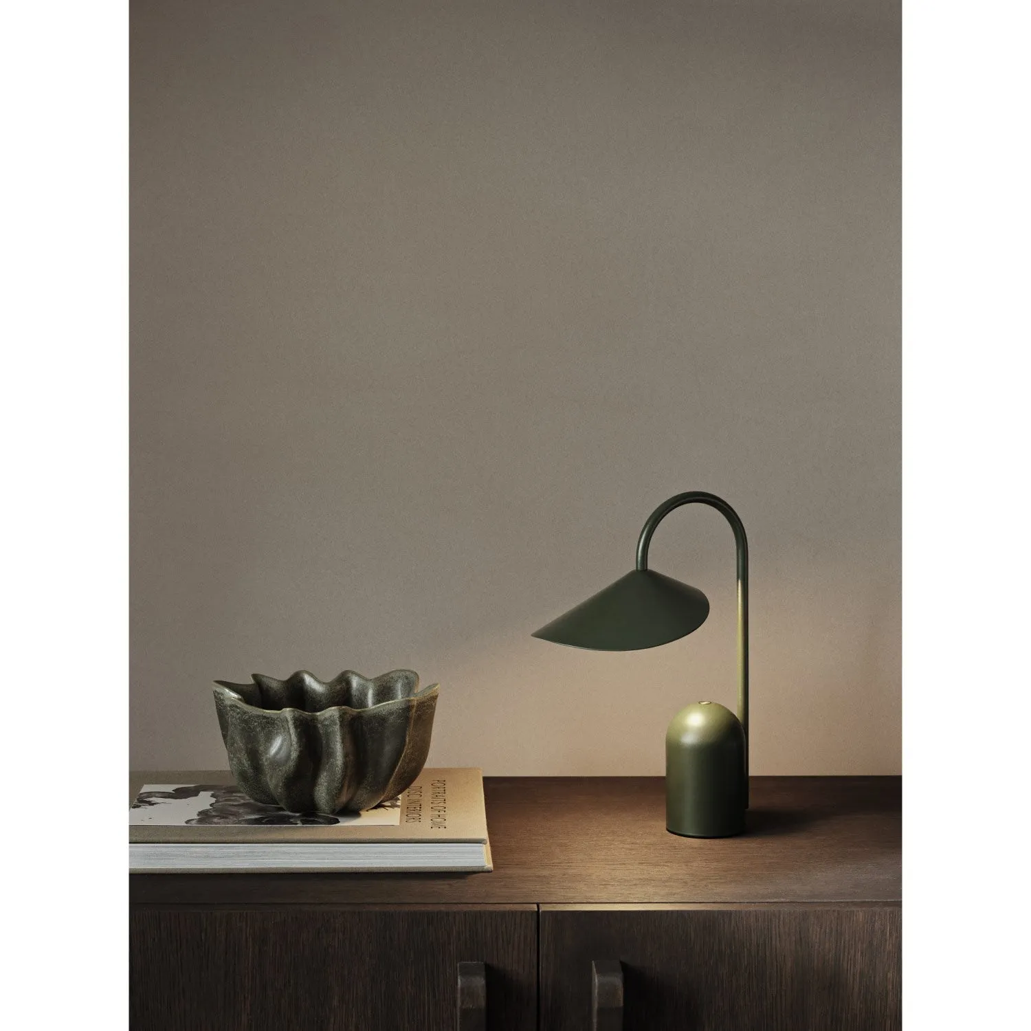 Ferm Living Grass Green Arum Portable Lamp