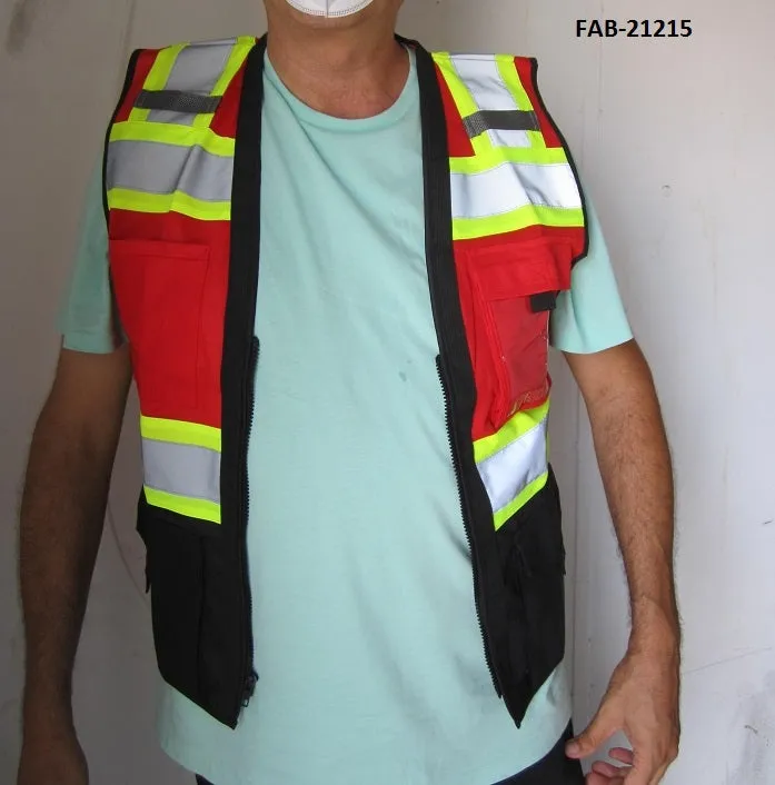 High Visibility Reflective Safety Vest FAB-21215