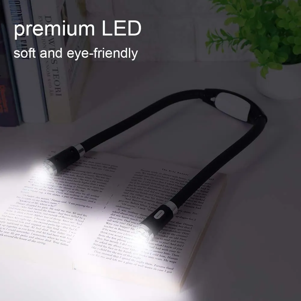 Hug Light Flexible, Handfri LED Lampe Black