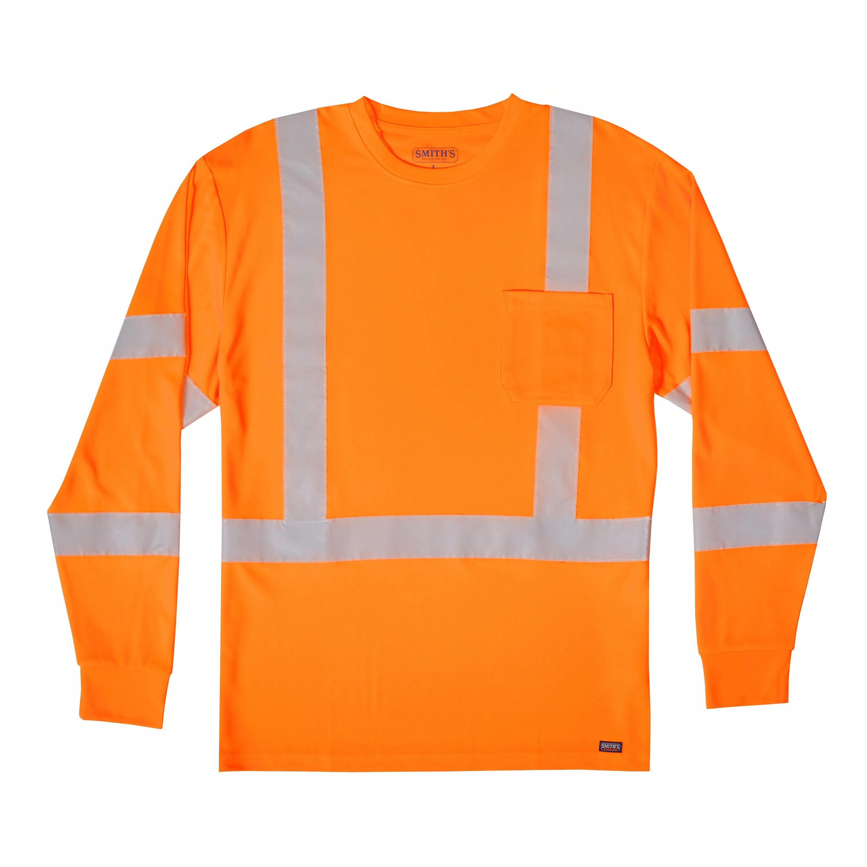 LONG SLEEVE HIGH VISIBILITY REFLECTIVE SAFETY TEE