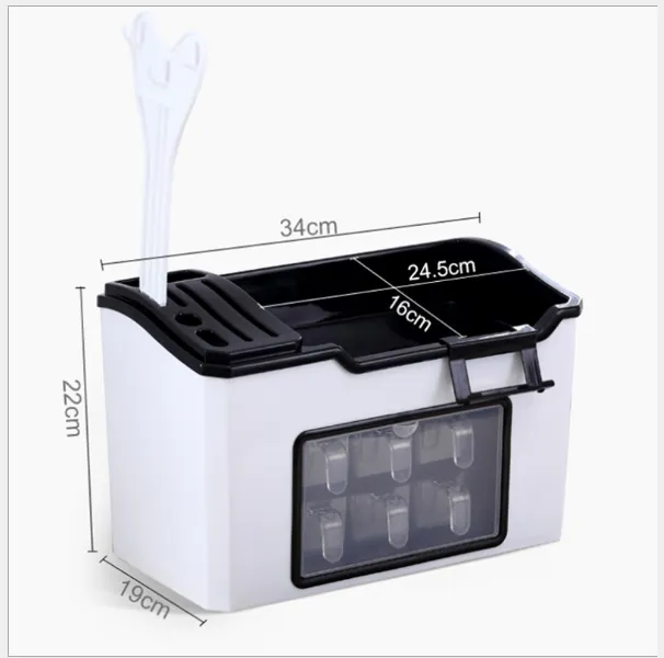 Multifunction Kitchen Organizer with 6 Seasoning Boxes