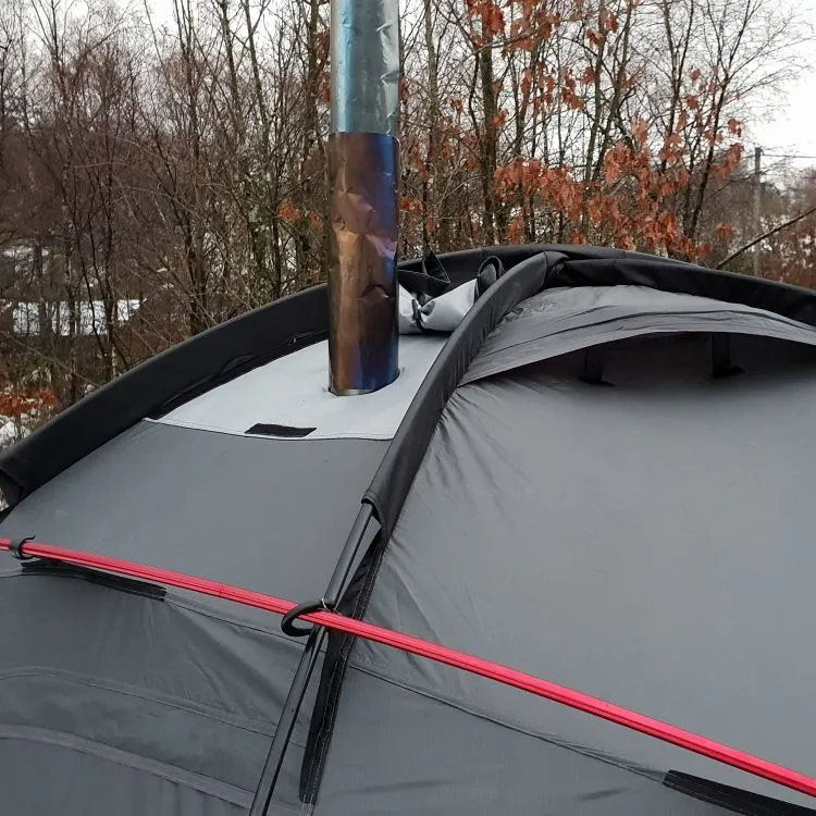 NorTent Gamme 8 - Winter Hot Tent for 8 People- Arctic Light