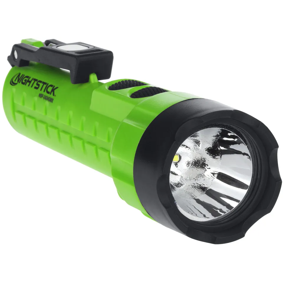 NSP-2424GMX: Dual-Light Flashlight w/Dual Magnets - 3 AA