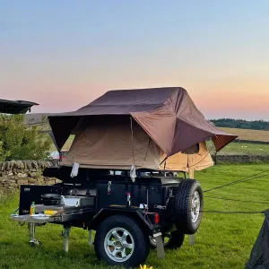 Overlanding Expedition Trailer Tent with Kitchen