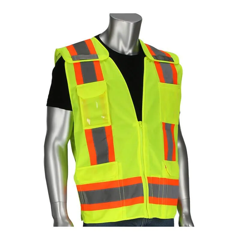 PIP ANSI Type R Class 2 Mesh Breakaway Surveyors Vest 302-0505