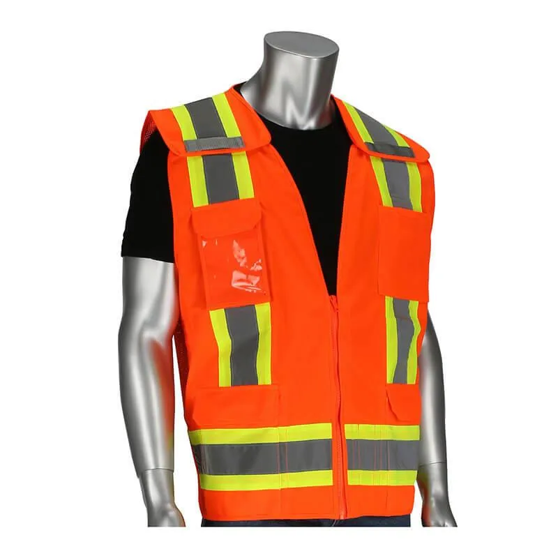 PIP ANSI Type R Class 2 Mesh Breakaway Surveyors Vest 302-0505