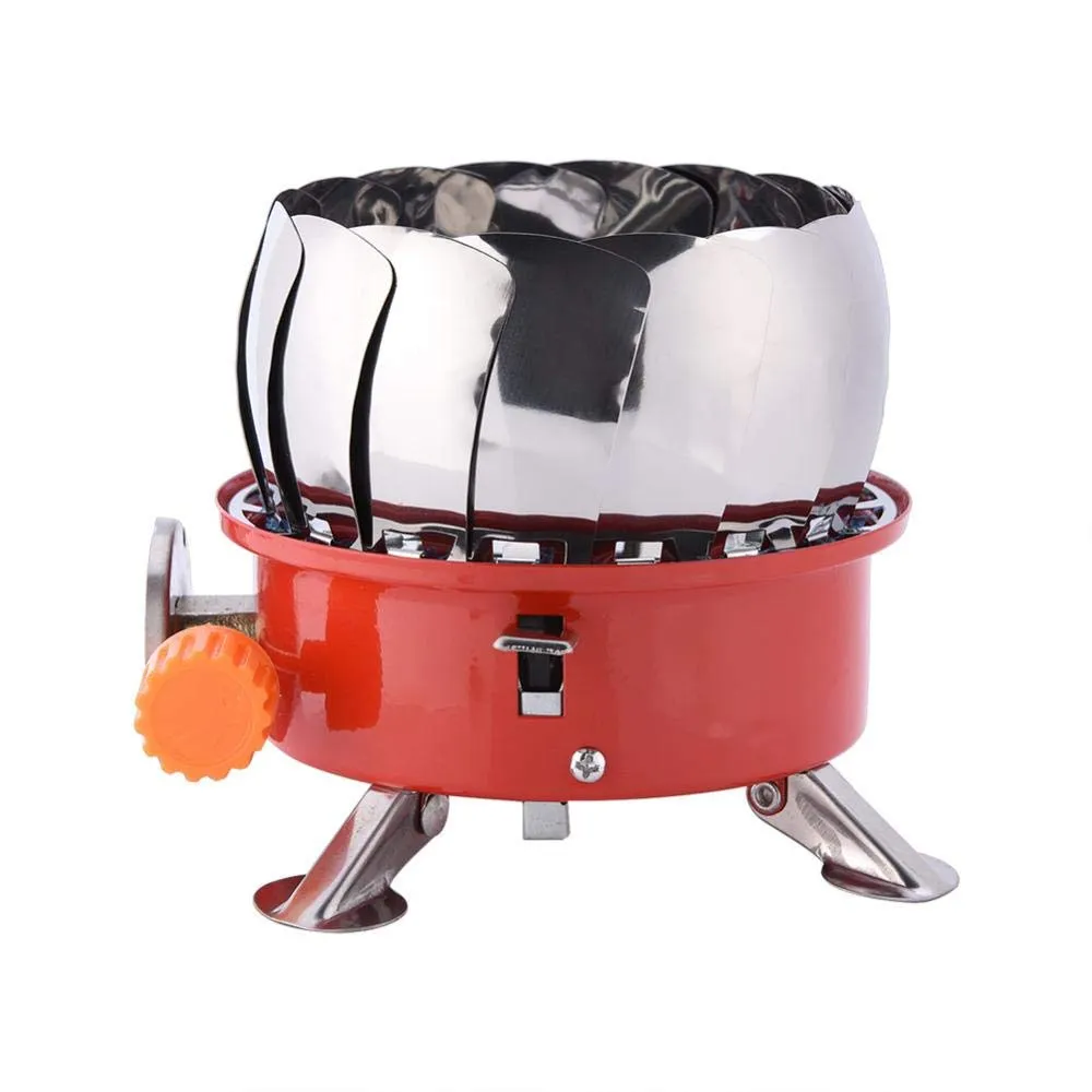 PORTABLE RETRACTABLE MINI PICNIC/CAMPING STOVE WITH A BUTANE BOTTLE