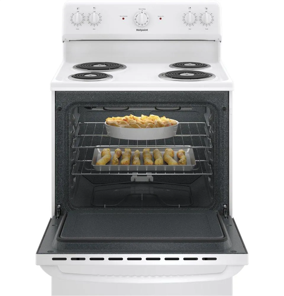 RBS160DMWW Hotpoint® ENERGY STAR® 30" Free-Standing Electric Range