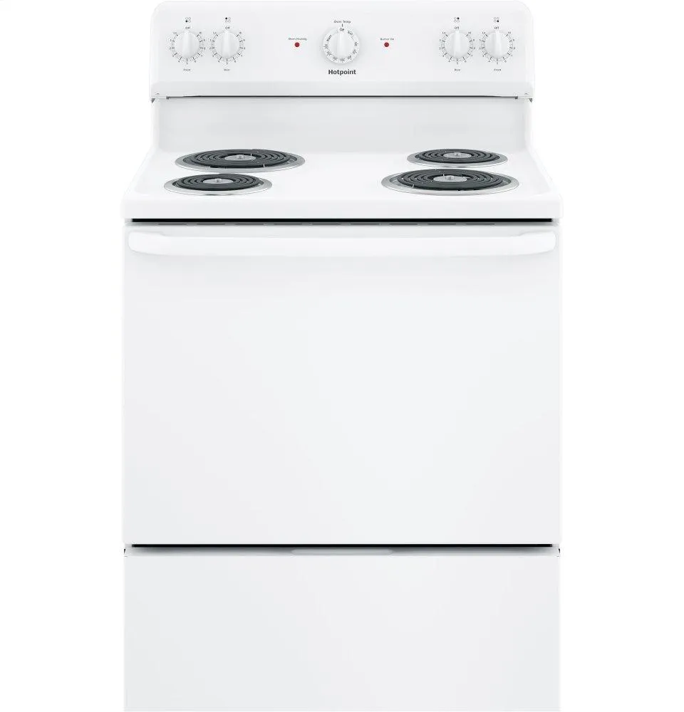 RBS160DMWW Hotpoint® ENERGY STAR® 30" Free-Standing Electric Range