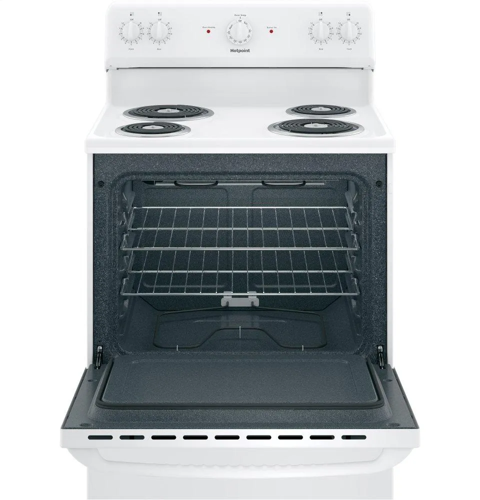 RBS160DMWW Hotpoint® ENERGY STAR® 30" Free-Standing Electric Range