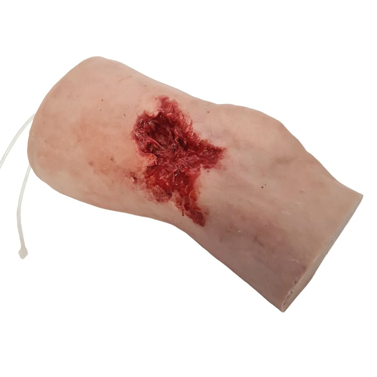 Realistic Knee Trauma Trainer for Tourniquet and Haemorrhage Control