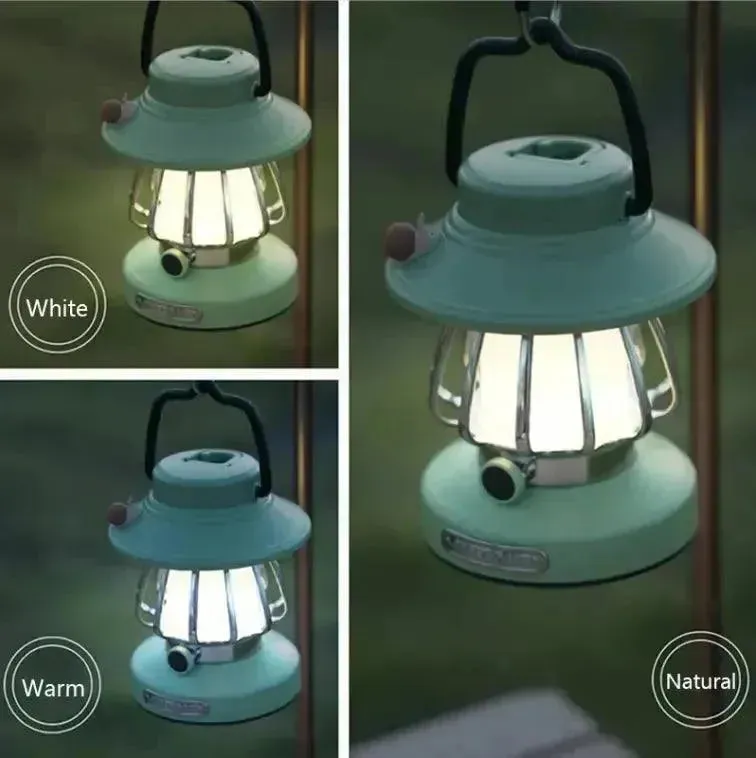 Retro USB Touch Dimming LED Lantern