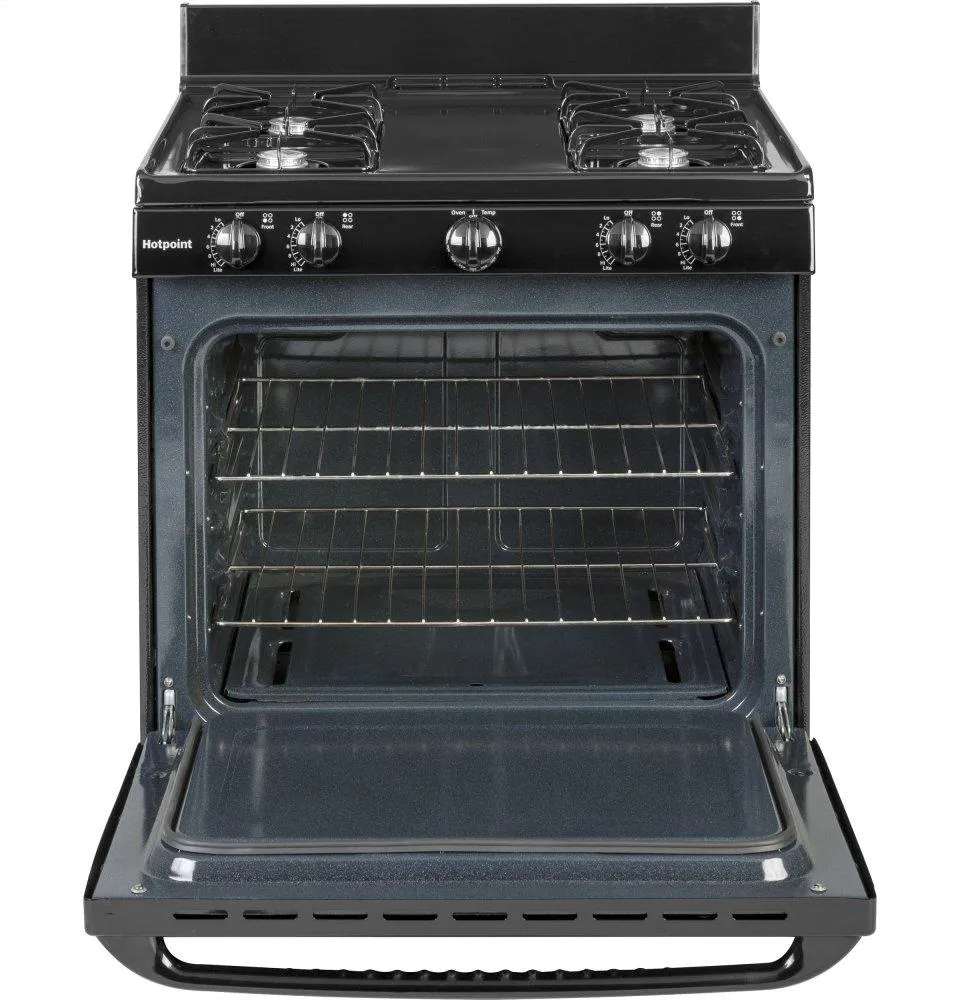 RGBS100DMBB Hotpoint® 30" Free-Standing Gas Range