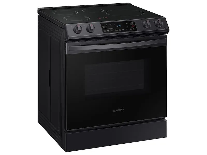 Samsung NE63B8211SG 6.3 cu. ft. Smart Rapid Heat Induction Slide-in Range in Black Stainless Steel