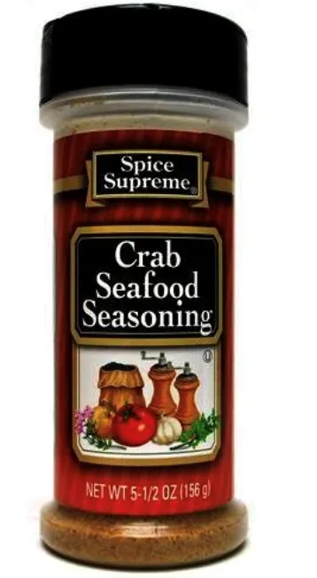 Spice Supreme Crab Seafood Seasoning 6.5oz