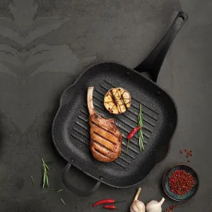 Starfrit® Heritage The Rock - 11" (28cm) Cast Iron Grill Pan