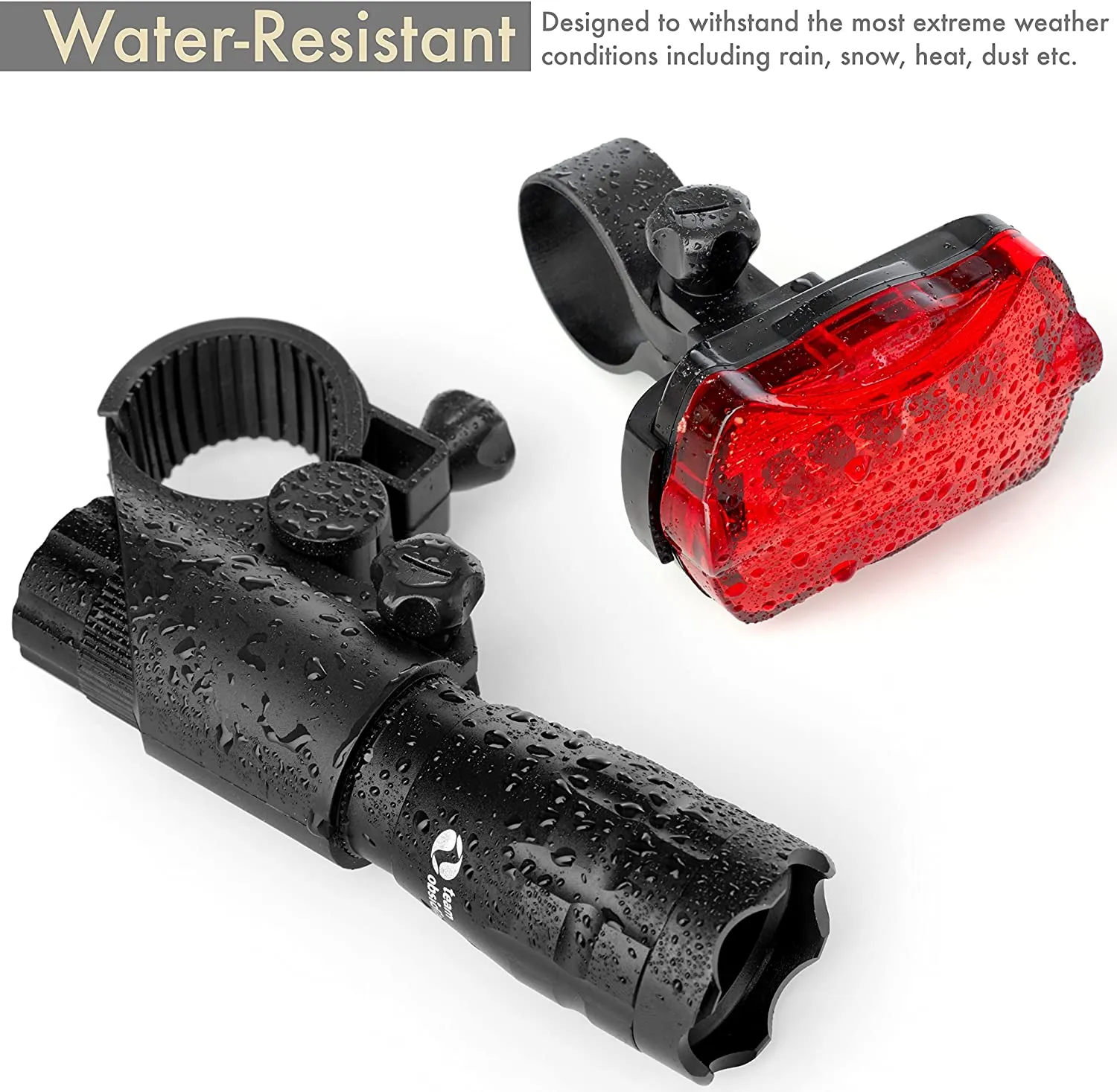 TeamObsidian Bike Light Set