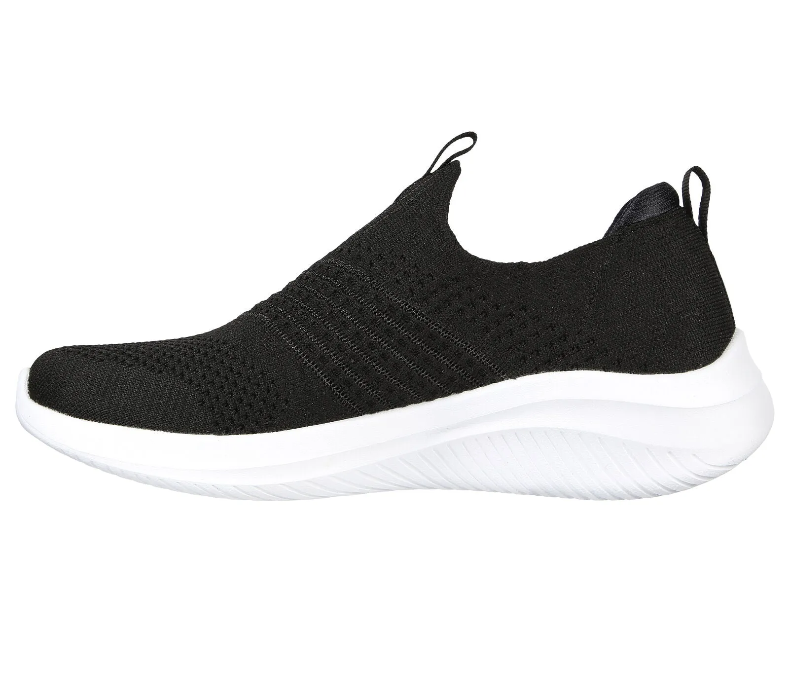 WOMEN'S SKECHERS SLIP-INS: ULTRA FLEX 3.0 SMOOTH STEP | BLACK